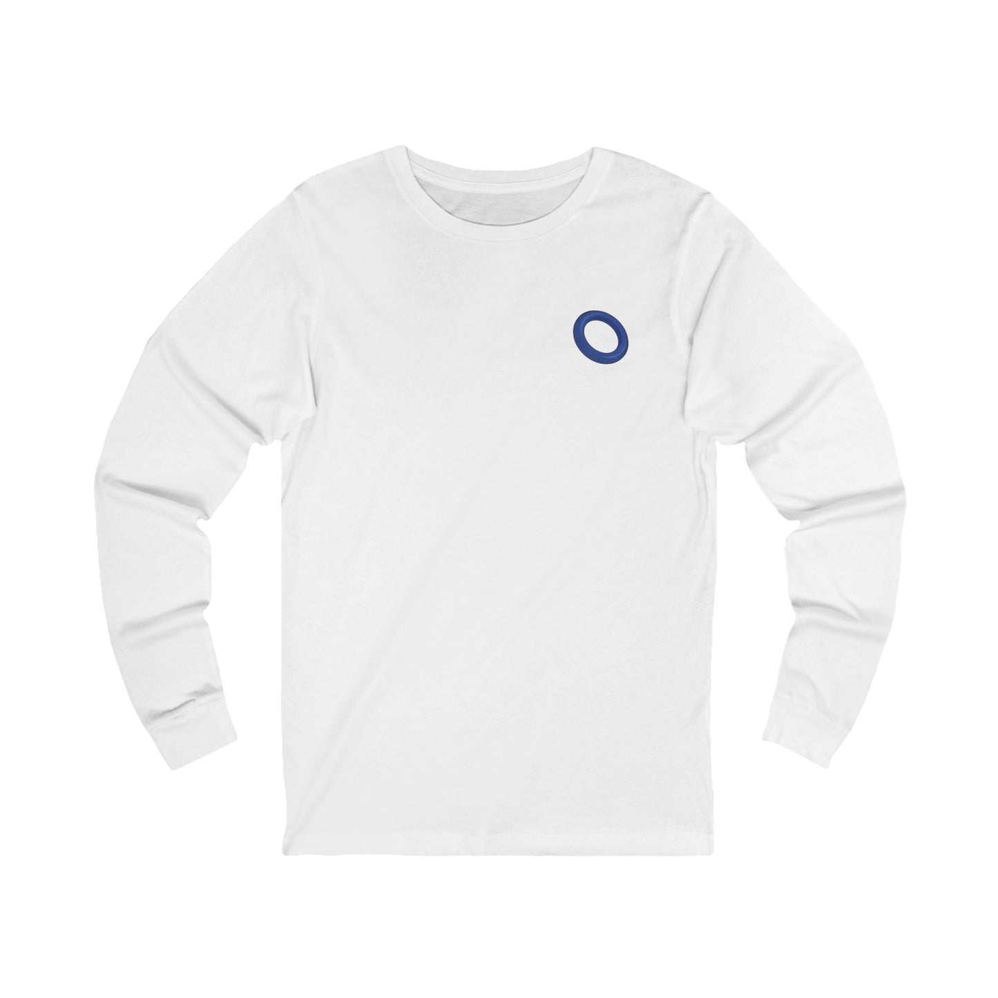 ringette at the core graphic white adult long sleeve
