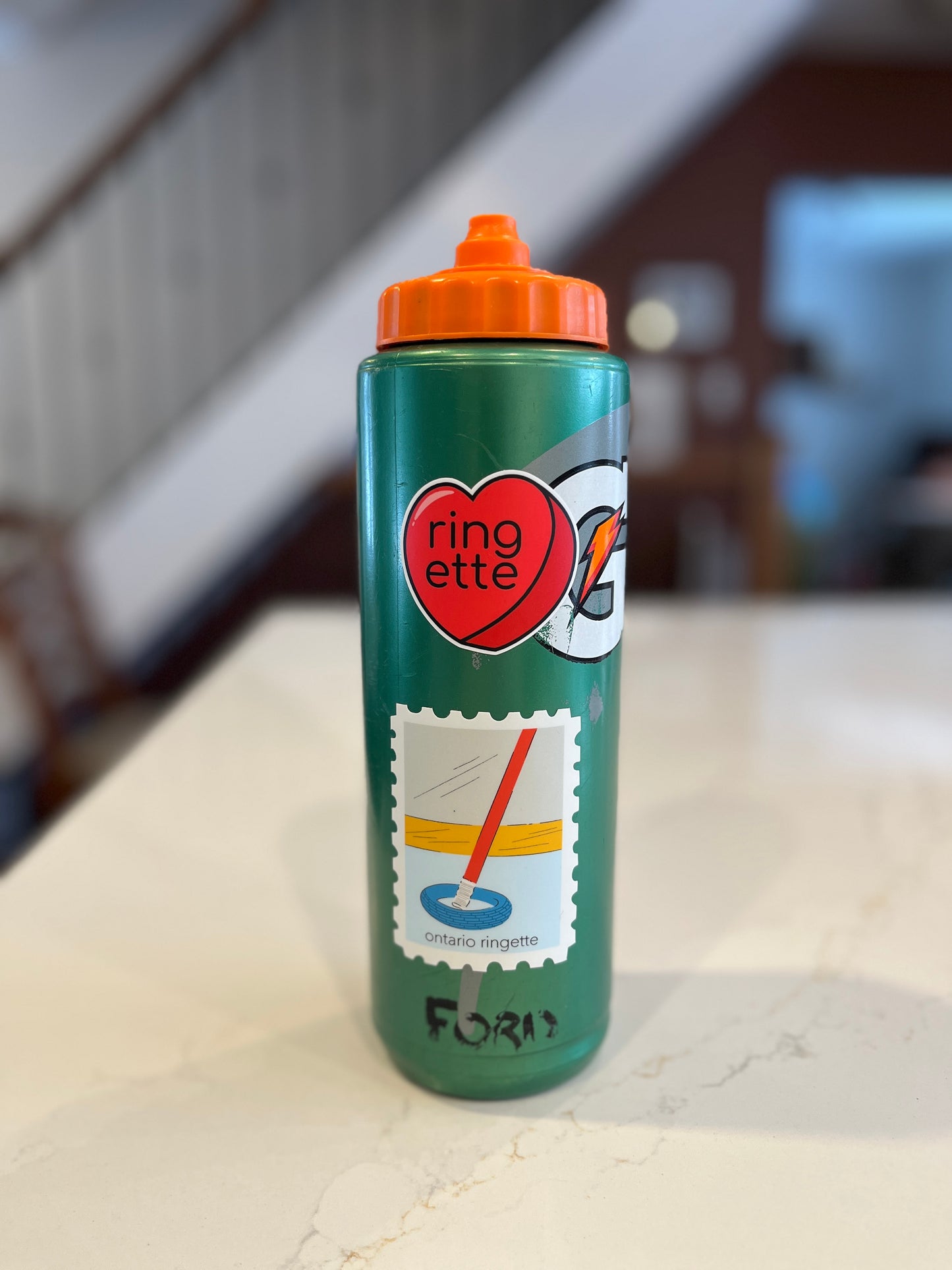 I Heart Ringette Solo Sticker