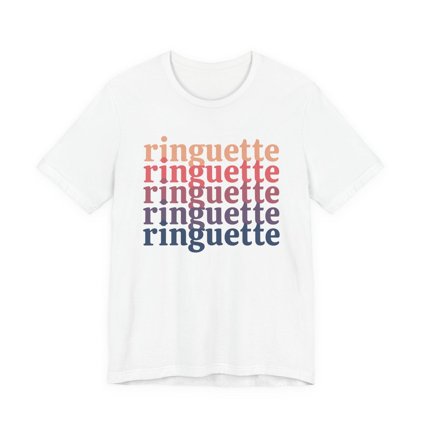 Palette coucher de soleil ringuette – T-shirt pour adulte