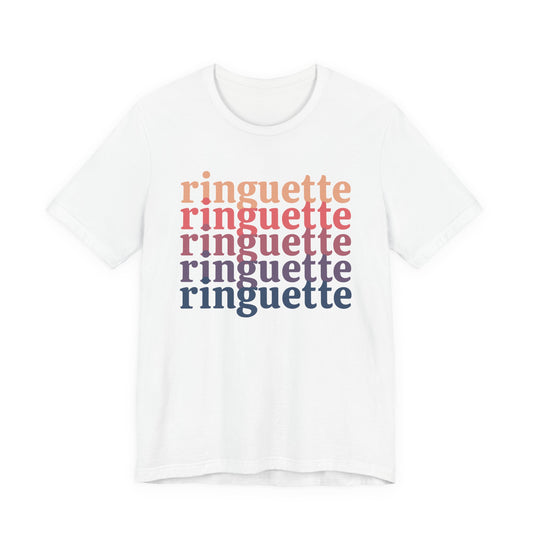 Palette coucher de soleil ringuette – T-shirt pour adulte