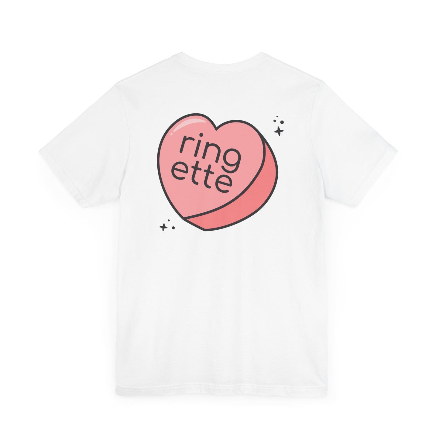 i heart ringette back graphic white adult t-shirt