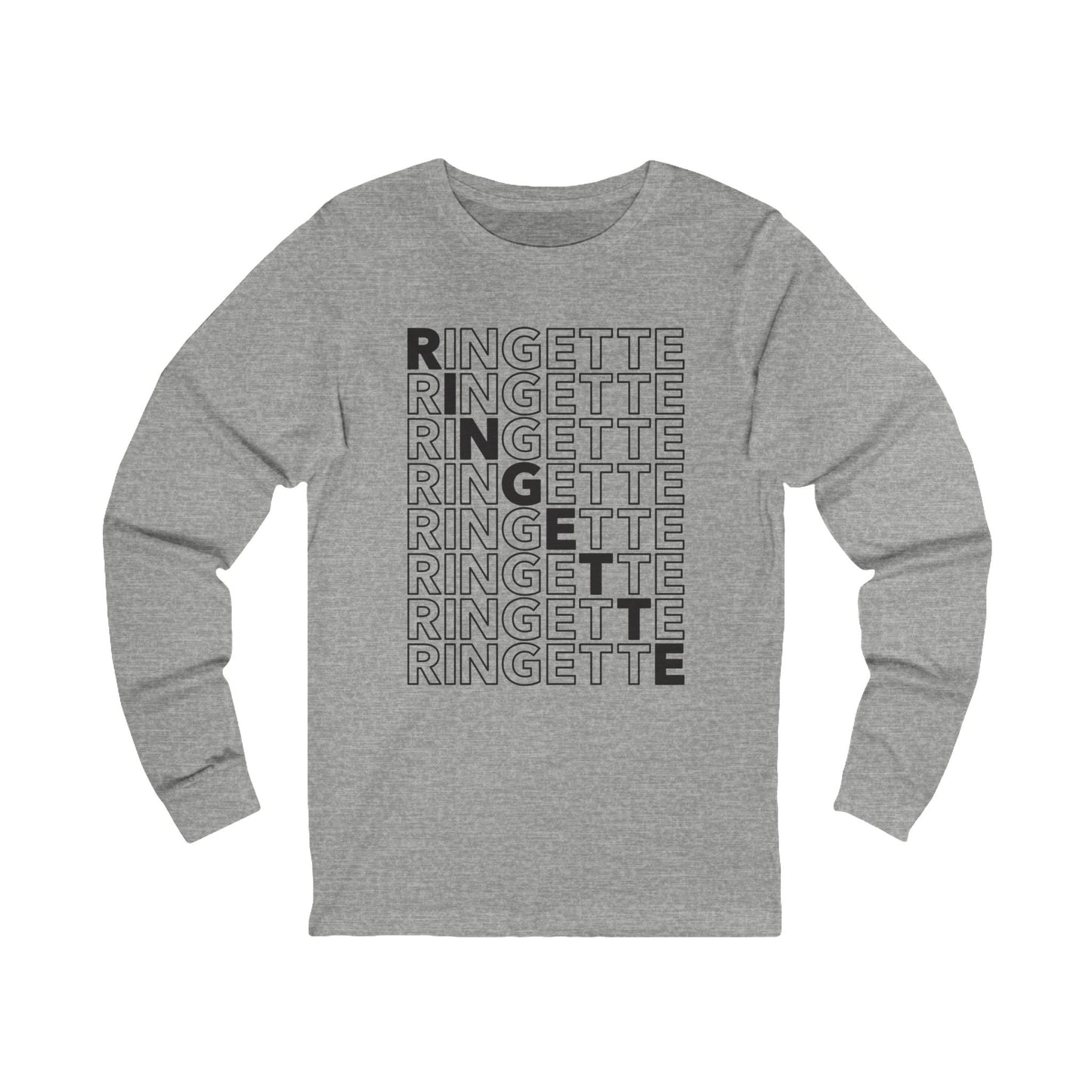 Ringette on Repeat - Adult Long Sleeve